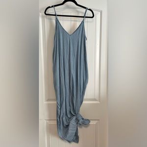 Love Stitch Blue Maxi Dress Loungewear
